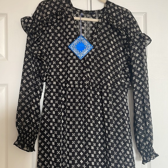 Scotch and Soda black and white maxi dress Size Medium - Picture 8 of 15